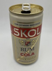 Skol Rum & Cola Empty Beer Can Vintage Soda