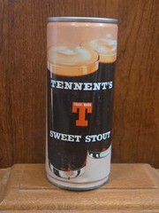 Tennent’s Sweet Stout ANN AT THE POOL 15 1/2 Ounce Beer Can