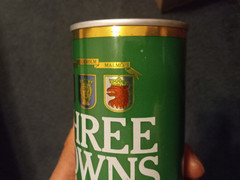 THREE TOWNS OL II B Beer Can 16 oz Steel Pull Tab SWEDEN 1980’s