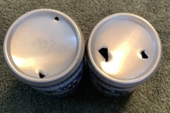 Paulaner Munchen 2 Different Beer Cans Pull Tab Munich Germany .35 & .33 Liter
