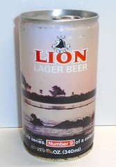 Ohlsson’s LION Lager Steel Beer Can South African Wild Life Series Number 9