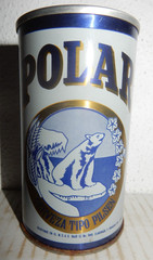 POLAR Tipo Pilsen Straight Steel Beer can from VENEZUELA (330ml) Empty !!
