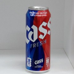 Cass Fresh Beer Can FIFA World Cup Limited One Team Edition Korea. Empty 500ml.