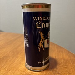 Windhoek Lagerbier Beer Can – South Africa – Steel – 450 ml – 16 Oz @1970’s