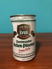 Old Vintage “DORTMUNDER ACTIEN” Aluminum Empty Beer Can Dortmund Co ,GERMANY