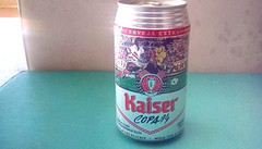 1994 KAISER BRASIL EMPTY CERVEJA BEER CAN- COPA MUNDIAL FIFA WORLD CUP CHAMPIONS