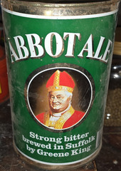 Abbott Ale Strong Bitter Beer Can Breweriana – Greene King England