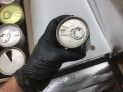 vintage beer can: CASTLE Lager SOUTH AFRICA – STEEL wide seam – puLL TAB