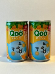 Empty Qoo cans coca cola JAPAN 160ml 2024 Japanese Limited 2cans Top sealed