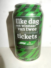 HEINEKEN Beer 2019 FORMULA 1 Racing Beer can from HOLLAND (33cl) Empty !!