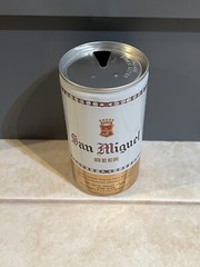 Vintage San Miguel Beer 355ML Empty Collectable Beer Can Made In Hong Kong