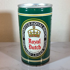Royal Dutch Holland Lager Beer Can – 34 fl oz Green Breweriana Collectible
