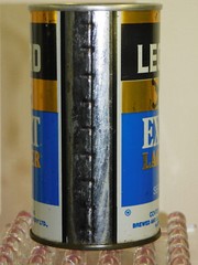 Vintage LEOPARD EXPORT LAGER BEER 12 flo oz GOLD & BLUE WHITE BEER CAN 1970’s