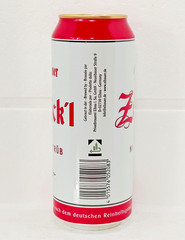 Zwick’l by Eibauer Empty Beer Can 500ml Germany 2026 Bottom Open Collectible