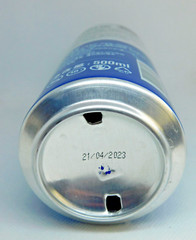 Empty Beer Can HANGOVER HIPPO Blanche Ukrainian Export 500 ml. 2023 Bottom Open!