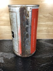 Vintage Steel Beer Can Carling Black Label Lager Toronto Canada Weathered Faded