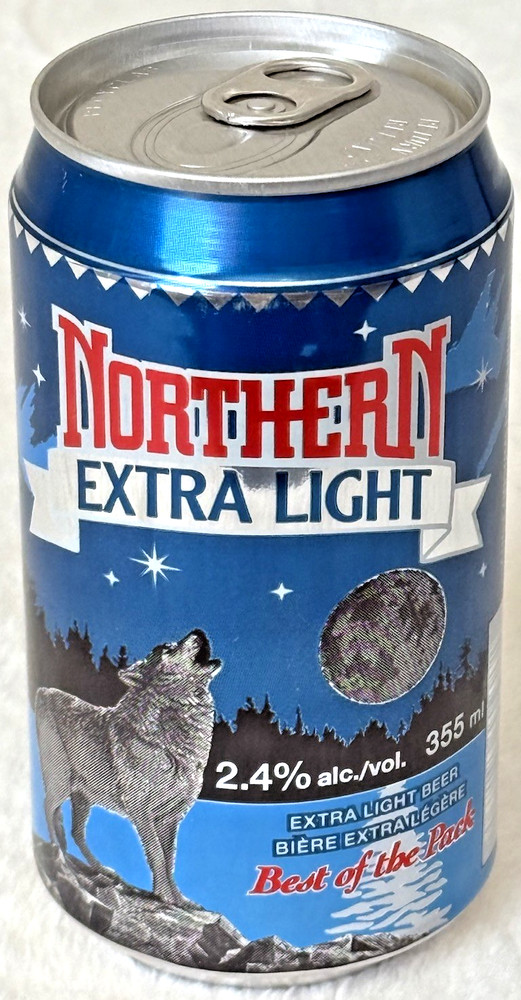 90’s Northern-Extra Light🍺-“Best Of The Pack”-Canada🇨🇦-355 ml-Alum. Beer Can