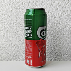 30 Years Partnership w/ Liverpool FC – Empty Beer can BOTTOM opened; Croatian Ed