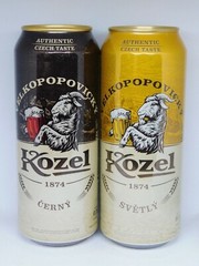 Empty Beer Cans Velkopopovicky KOZEL 500 ml. Ukraine 2021 Bottom Open! 🇺🇦
