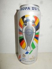 2024 EURO SOCCER FOOTBALL BITBURGER Beer can from GERMANY (50cl) Empty !!