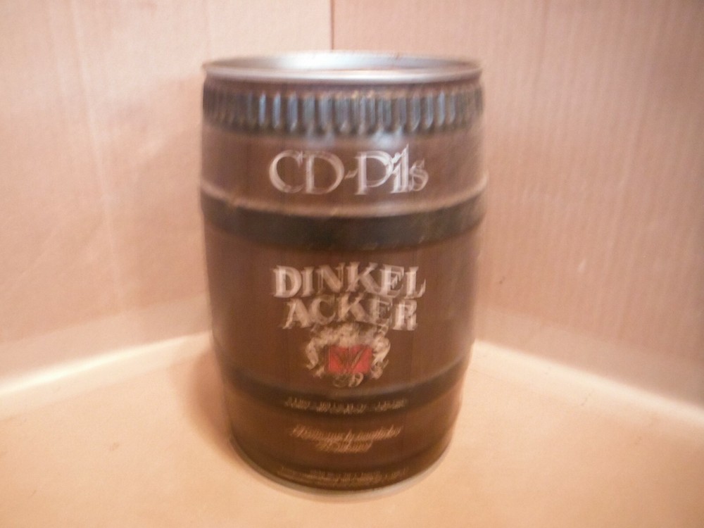 DINKEL ACKER CD~PILS EMPTY 5 LITER MINI BEER KEG~GERMANY #318