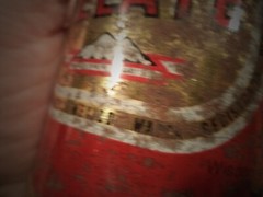 TECATE CERVEZA EXPORT 12 OZ STRAIGHT EDGE STEEL BEER CAN MEXICO