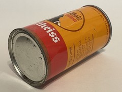 Schultheiss Malz Vollbier empty beer can, straight steel, Germany, OI on lid