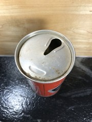 Vintage Steel Beer Can Carling Black Label Lager Toronto Canada Weathered Faded