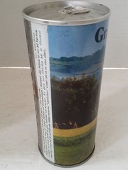 GRANGES FATOL IIB Beer Can 16 oz Steel Pull Tab Scenic Set Can SWEDEN 1970s