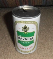VINTAGE & RARE BAVARIA OLANDA HOLLAND BEER VERY OLD CAN 11 1/2 OZ.