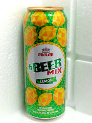 Empty Beer Can BEER MIX Lemon Obolon Special Beer 500 ml. Ukraine 2020 Top Open!