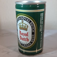 Royal Dutch Holland Lager Beer Can – 34 fl oz Green Breweriana Collectible