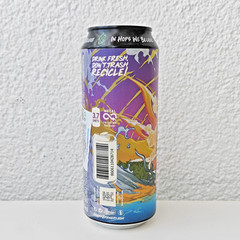 Empty Mangoa Milkshake DIPA Beer can; 500 ml; TOP opened (Dogma Brewery, Serbia)