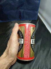 Vintage 1970s Frydenlunds Beer Can Empty Can Bottom Opened