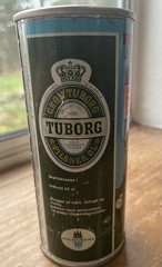 Vintage 70’s Tuborg Beer Can Robert Storm Petersen Cartoon Copenhagen Denmark