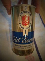 OLD VIENNA 11.5 OZ STRAIGHT EDGE STEEL BEER CAN CARLING O’KEEFE TORONTO CANADA