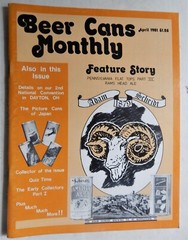 Beer Cans Monthly Japan Picture PA Flat tops Rams Head uncatalogued cans Ap 1981