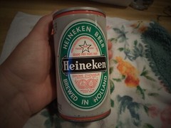 HEINEKEN ROUND EDGE STEEL12 OZ BEER CAN BREWED IN HOLLAND DIPLOME D’HONNEUR