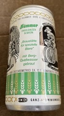 HUMMER ALUMINUM .35 LITRI BEER CAN HUEMMER BREWERY DINGLOSHAUSEN GERMANY