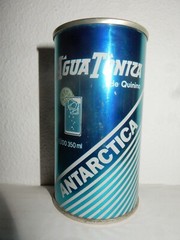ANTARCTICA AGUA TONICA Straight Steel can from BRAZIL (350ml) Empty !!