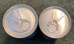 Paulaner Munchen 2 Different Beer Cans Pull Tab Munich Germany .35 & .33 Liter