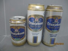 Ornjeboo beer : 3 x empty cans, Netherlands,, export to Israel, 1994 and on