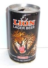 Ohlsson’s LION Lager Steel Beer Can South African Wild Life Series Number 3