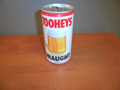 TOOHEYS Draught Vintage Beer Can Pull Tab Aluminum 375 ml Australia