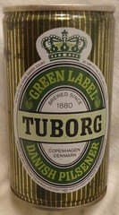 Tuborg Green Label Beer Can Denmark – Steel 0.33 l ml – 11.5 Oz