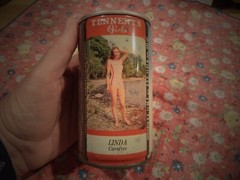 TENNENT’S LAGER TRADEMARK ROUND EDGE STEEL BEER SCOTLAND 333 ML LINDA CAREFREE
