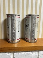 Vintage Corona Steel Beer Cans 10 Oz Pull Tab 60’s-70’s Puerto Rico Set Of 2