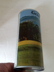 GRANGES FATOL IIB Beer Can 16 oz Steel Pull Tab Scenic Set Can SWEDEN 1970s
