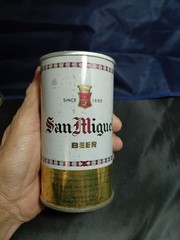 Vintage 1970s San Miguel Beer Can Empty Can