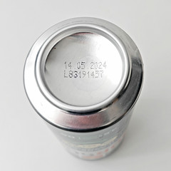 Empty 2023 Borsodi Lager Beer can – 50th Anniversary Ed; 500 ml; TOP (Hungary)